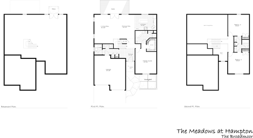 Site Plan drawing for Meadows at Hampton