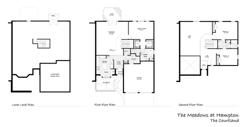 Site Plan drawing for Meadows at Hampton