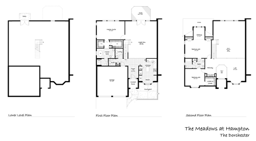 Site Plan drawing for Meadows at Hampton